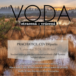 Voda ztracená a vrácená film a beseda